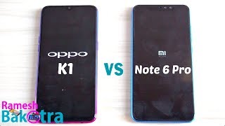 Oppo K1 vs Redmi Note 6 Pro SpeedTest and Camera Comparison