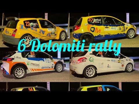 6º DOLOMITI RALLY. 2-3 ottobre 2021.  100 partenze in notturna!!