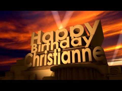 Happy Birthday Christianne