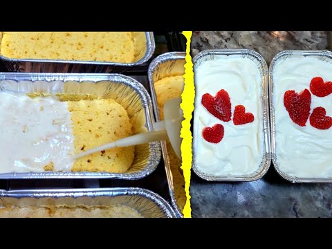 Tres Leches Cake Recipe | Lunchbox Cake Side Hustle Idea