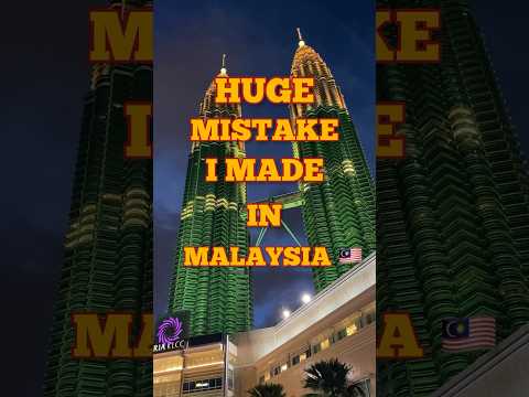 Don’t make this mistake if you’re visiting Malaysia 🇲🇾❌ #malaysia #shorts #traveltips #travel