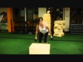 Catherine Holland IFBB Pro Performs Reactive Box Jumps Wmv