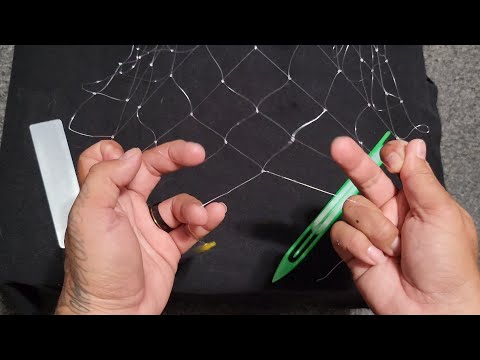 Sew Net Hawaii - Tying back onto the drop down line