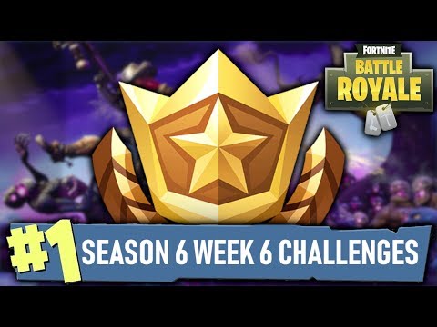Fortnite WEEK 6 CHALLENGES GUIDE! SHEET MUSIC Locations, Secret Banner (Battle Royale Season 6)
