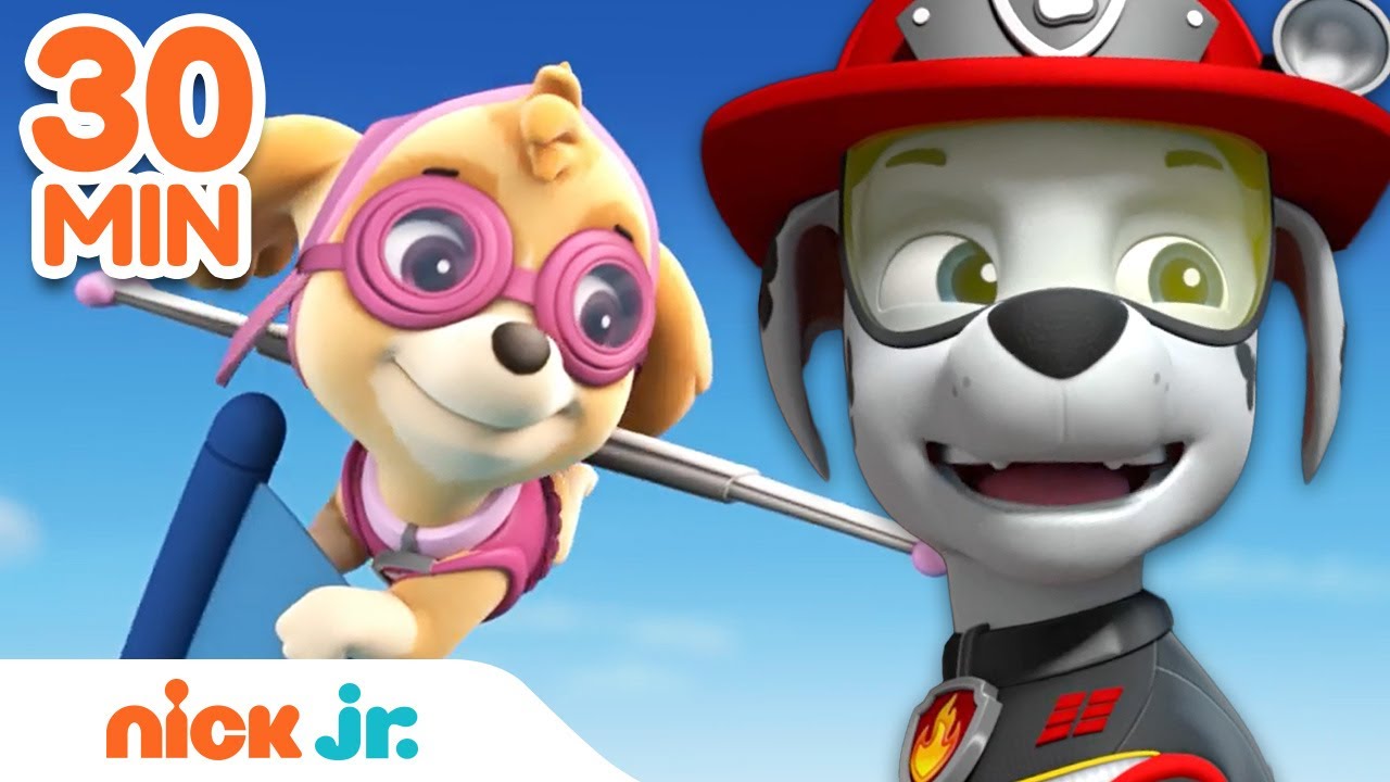 PAW Patrol Calling All Heroes! w/ Marshall, Skye & Mighty Pups | 30 Minute Compilation | Nick Jr.
