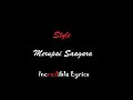 Merupai Saagara Song || Style Movie || Incredible Lyrics || Black Screen Lyrical Videos