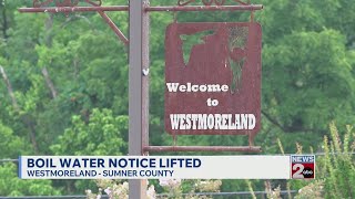 Westmoreland boil water notice lifted