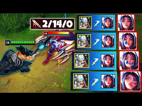 THIS IS WHAT THE RANK 1 TRYNDAMERE DOES TO IRELIA PLAYERS! (SHE DIED 14 TIMES)