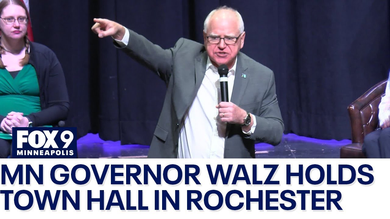 MN Gov. Tim Walz holds town hall in Rochester [RAW]