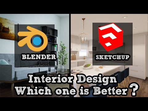 blender vs sketchup interior design