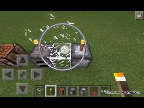 how to make a mirror trick in minecradft pe 0.10.4