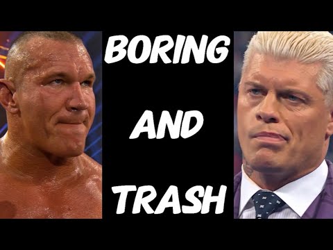 3 HOUR SMACKDOWN IS BORING TRASH!! (ANGRY RANT)