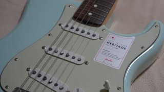 Video thumbnail for 2023 Made in Japan Heritage 60s Stratocaster in Sonic Blue by Steven