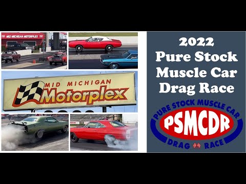 2022 Pure Stock Muscle Car Drag Race - PSMCDR Stanton, MI