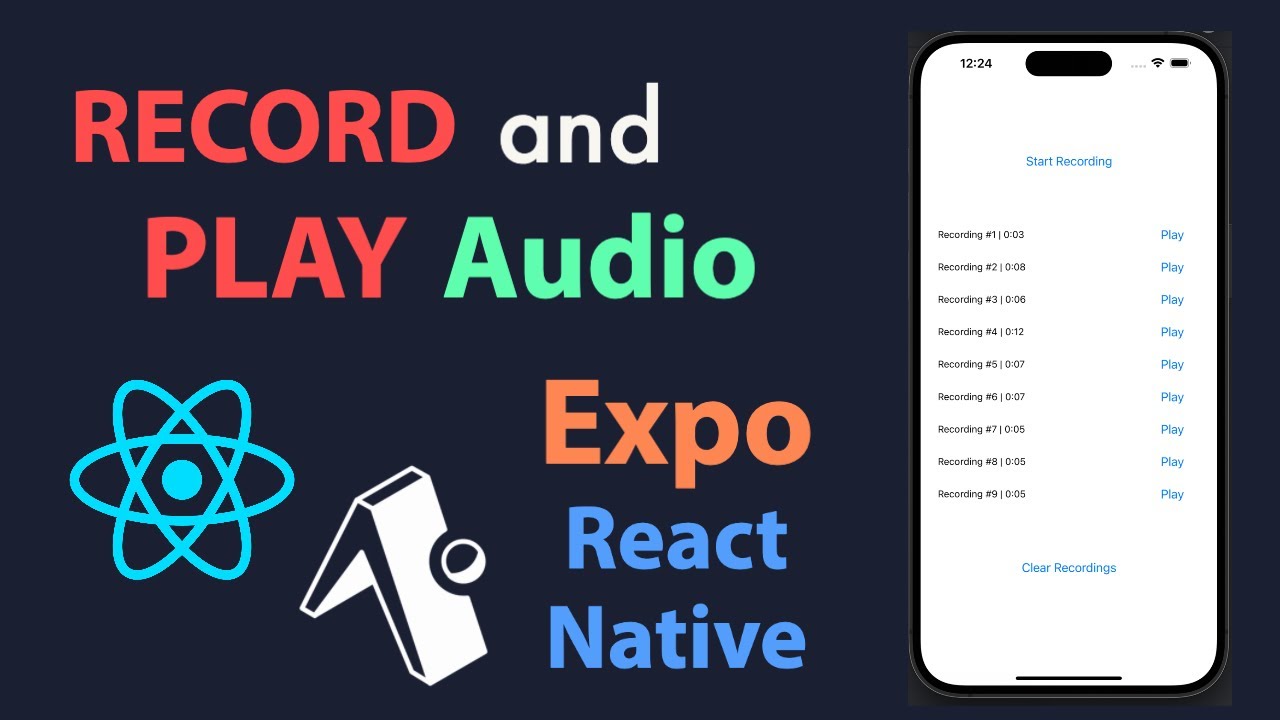 Record and Play Audio in Expo React Native
