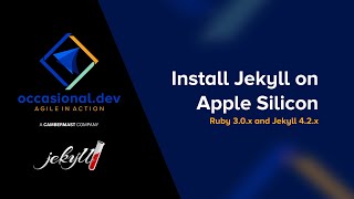 Install Jekyll on Apple Silicon (Jamstack)