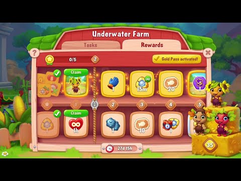 @Fishdom Win Strikes Level 8167 - 8168. Underwater Farm Event Level 1 Unlocked.