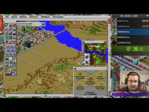 SimCity 2000 - 120K Speedrun in 38:20 (WR)
