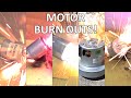 MOTOR BURN OUTS! Burning Out Electric Motors!