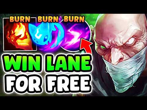 The most CHEESE way to play Singed top right now... (THE TRIFECTA OF BURNS)