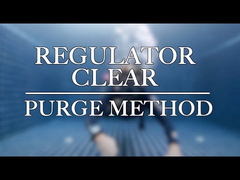 How To Clear Your Regulator Underwater | Scuba Diving Skills with RAID