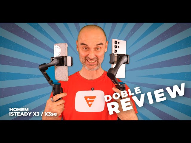 Vídeo relacionado con hohem Estabilizador de Movil iSteady X3 SE Plus, 3-Axis Gimbal con Mando a Distancia Desmontable, Varilla Extensible, batería de 11 Horas, portátil Plegable Estabilizador para la grabación de vídeo