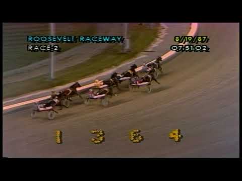 Roosevelt Raceway 1987 - Barbara Lobell & Jim Marshall