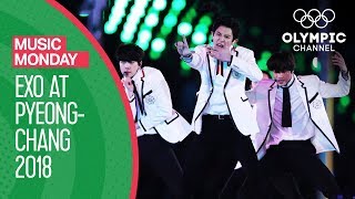 EXO at the Winter Olympics -  FULL Performance - PyeongChang 2018 Closing Ceremony | Music Monday