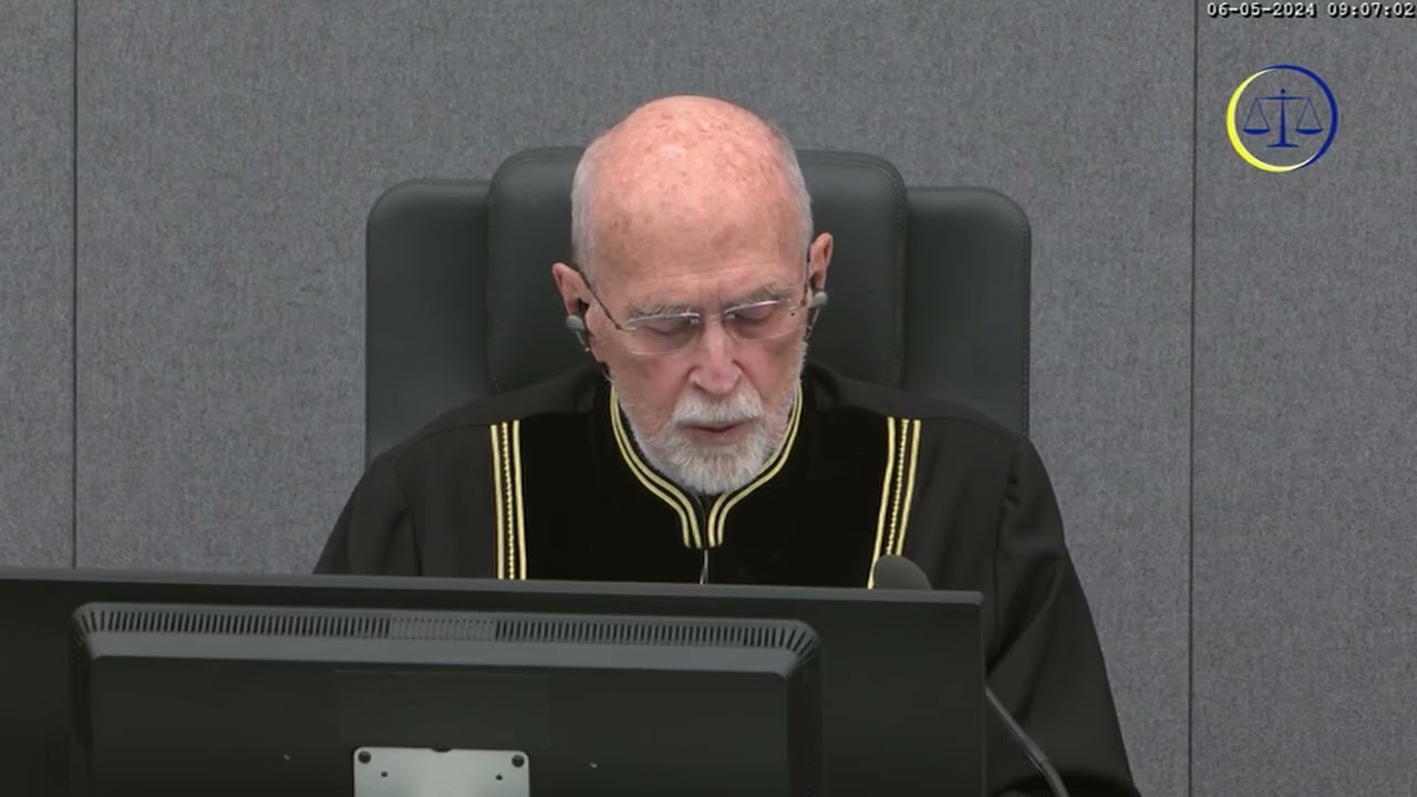 06/05/2024: Thaçi et al, Trial hearing (reclassified)