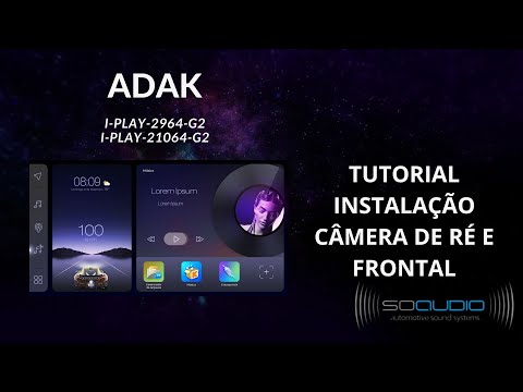 Installation of rear and front cameras - ADAK I-PLAY-2964-G2 and I-PLAY-21064-G2