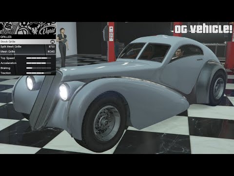 GTA 5 - OG Vehicle Customization - Truffade Z-Type (Bugatti Type 57 Atlantic)
