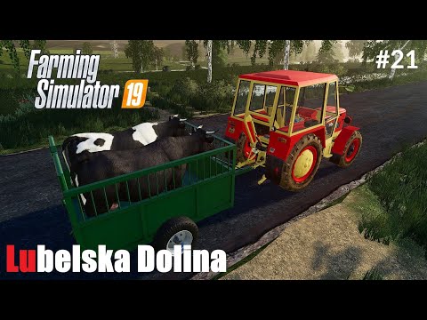 Cows, Moooving & Wrapping Bales | Lubelska Dolina #21 | Farming Simulator 19 Timelapse