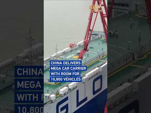 China delivers mega car carrier with room for 10,800 vehicles