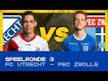 EDIVISIE | Speelronde 3: FC Utrecht - PEC Zwolle