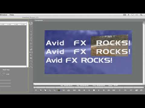 Extruded Text Manipulation in Apple Final Cut Pro X