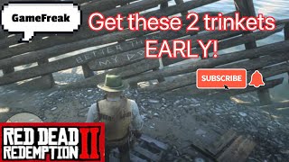 RDR2: Shark Tooth and Cats Eye trinket locations #gaming #tutorial #videogames