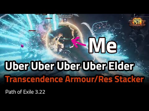 Uber Uber Uber Uber Elder is Easy for Transcendence Armour/Resistance Stacker - Path of Exile 3.22