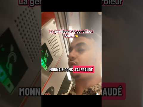 La gentillesse du contrôleur bravo 👏👏👏#pourtoi #foryou #humour #fypシ゚viral #train #voyage
