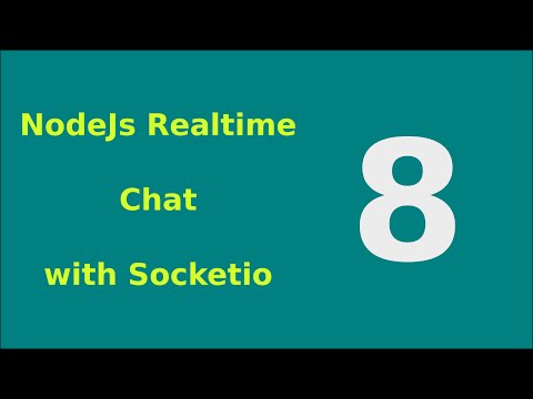 NodeJs Realtime Chat with Socketio - 8 Retrieve Connected Users