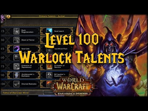 [Warlords] Warlock Level 100 Talent Visuals