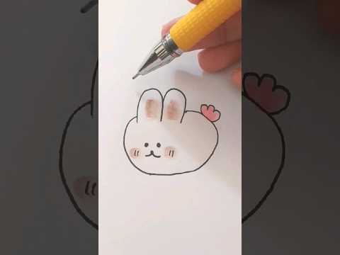 🐇 Watch This Cute Rabbit Doodle Tutorial Now! 😍