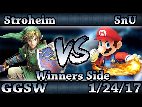 GGSW 17 - Stroheim (Link) Vs. SnU (Charizard,Mario) Smash Wii U Winners Side - Smash 4