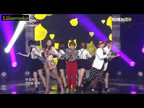 110909 Music Bank -Hakuna Matata ( Piggy Dolls)