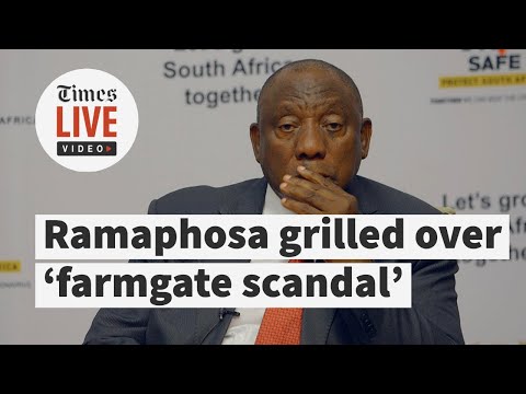Ramaphosa grilled by journalists on farmgate, responds with 'due process must be followed'