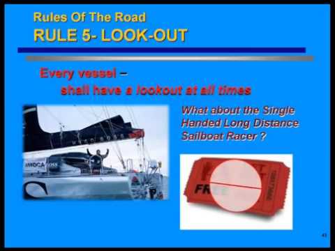 Collision Regulations Rule 5,6,7