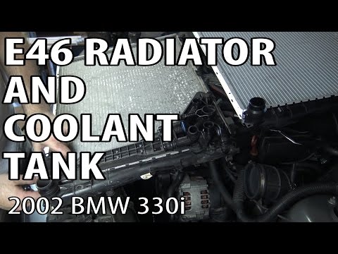 BMW E46 Radiator and Coolant Expansion Tank Replacement DIY