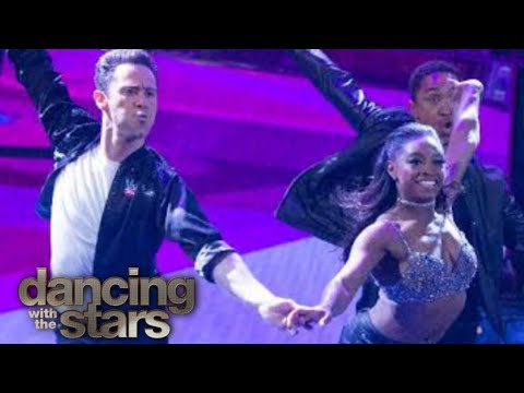 Simone Biles and Sasha's Jive (Week 09) - Dancing with the Stars Season 24!