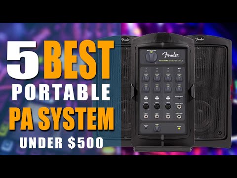 Best Portable PA Systems Under 500 | Great for Car | Truck | Acoustic Guitar and Vocals | Karaoke