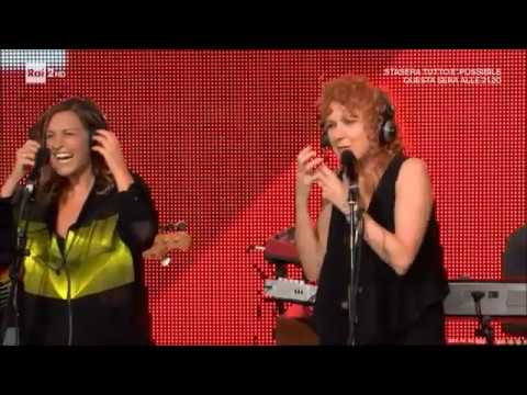 Prima di partire per un lungo viaggio - Fiorella Mannoia e Irene Grandi Live