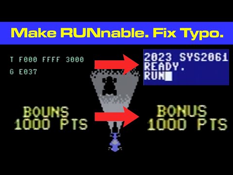 Making a C64 Cartridge Dump RUNable, Fixing a 42-Year-Old Typo? LeMans (Part 2)